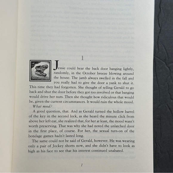 Gerald's Game by Stephen King (1st Edition) | Fiction, Horror | Hardcover Book - Picture 11 of 11